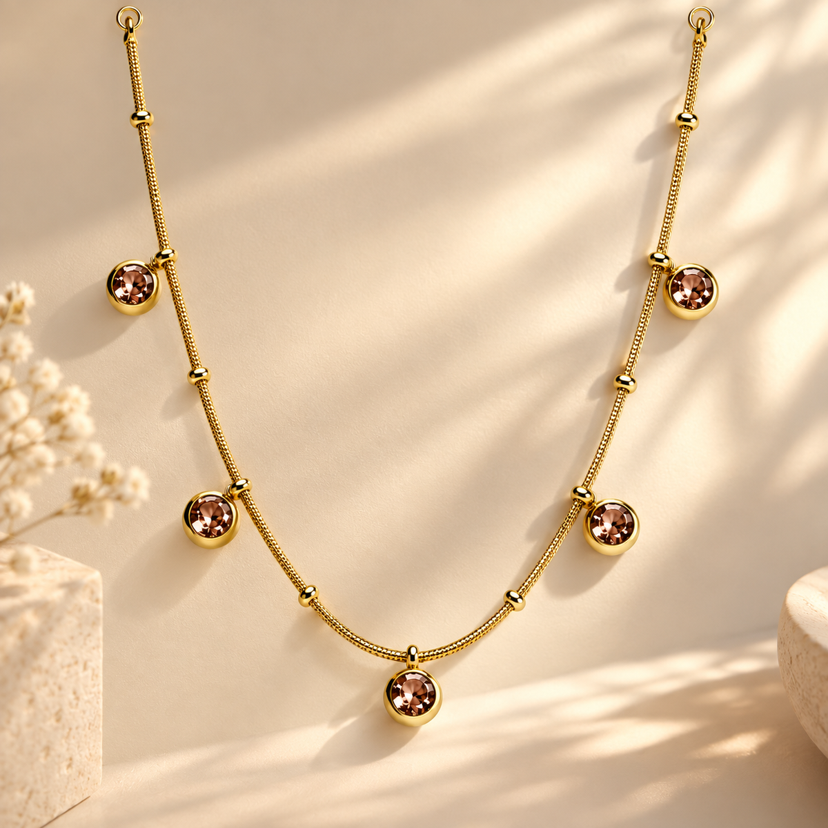 Gold Drop Necklace
