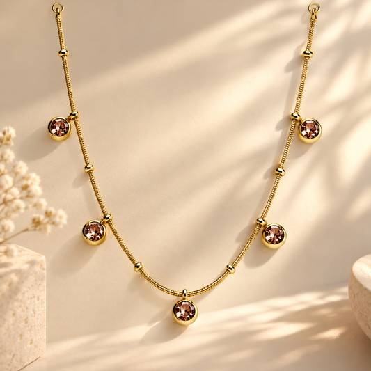 Gold Drop Necklace