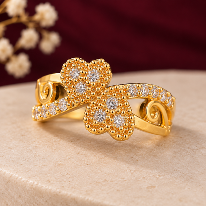 Double Heart Ring, alternate view