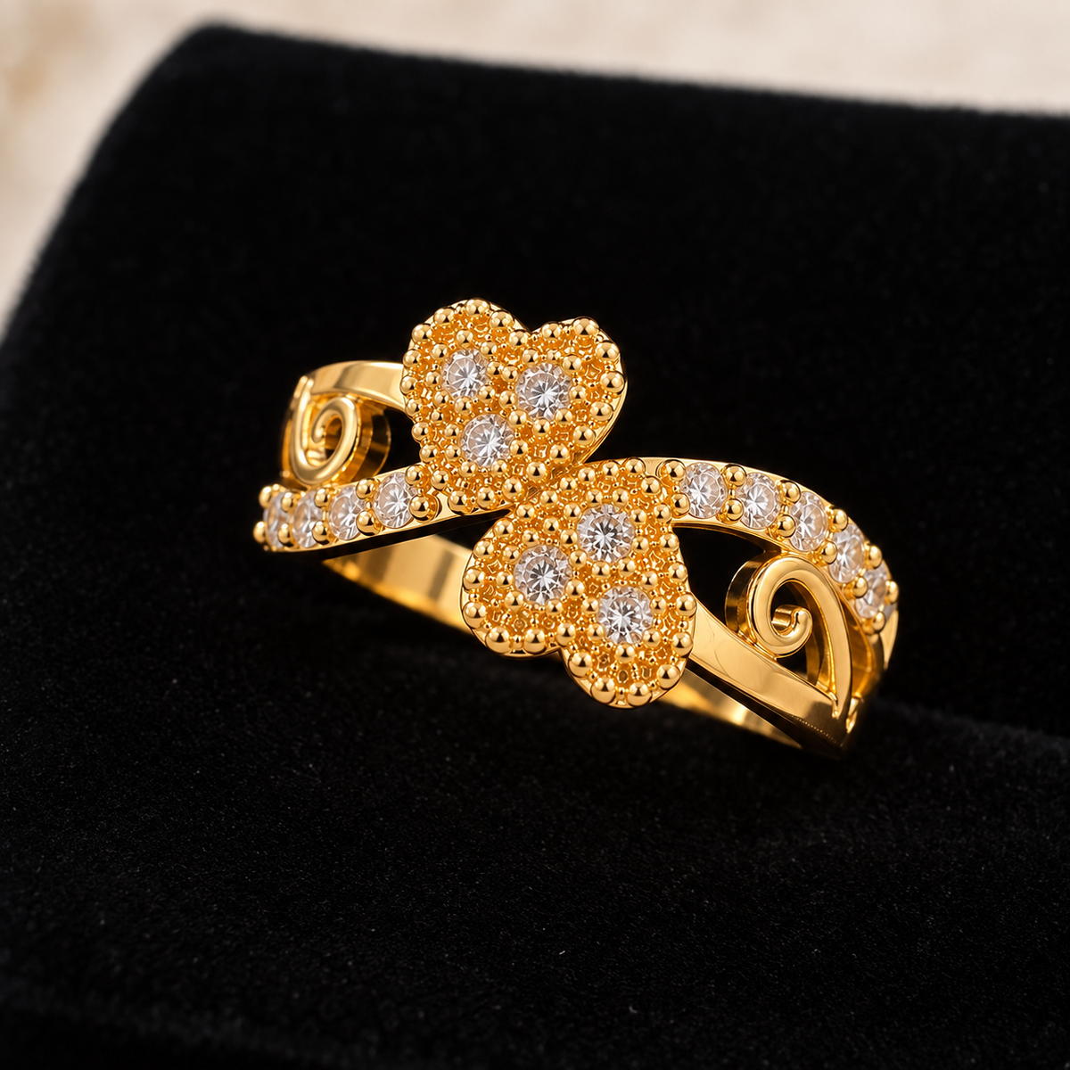 Double Heart Ring