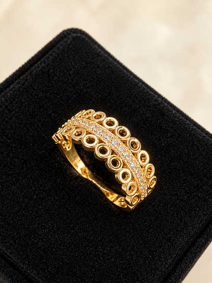 Golden Loop Ring