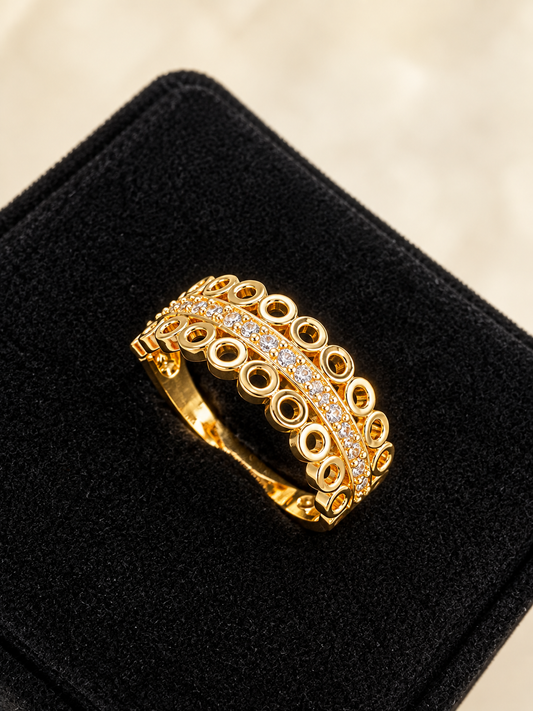 Golden Loop Ring