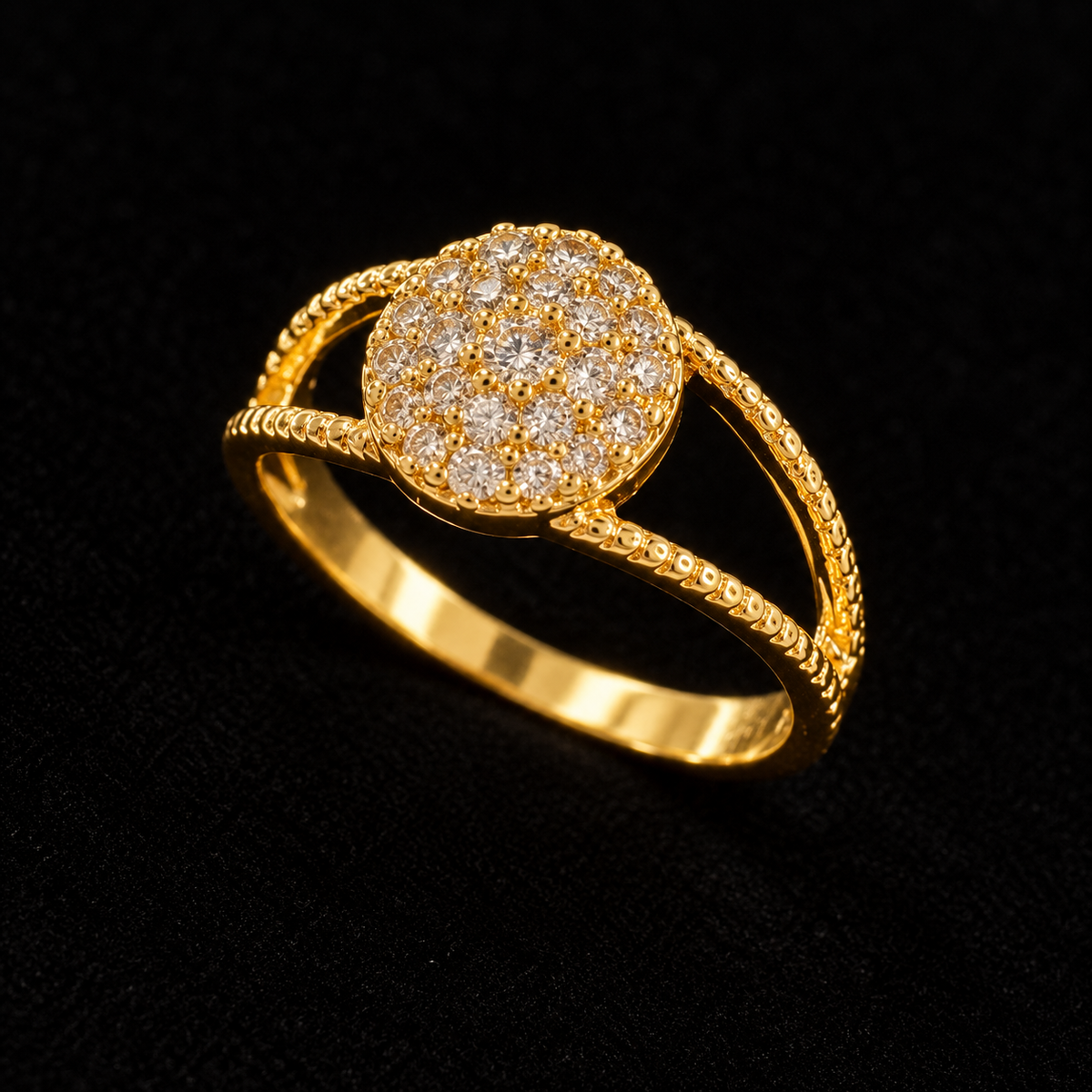 Round Double Band Ring