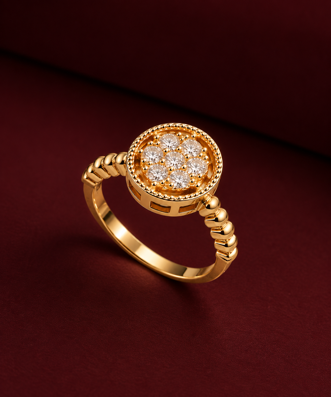 Round Cluster Ring, alternate view