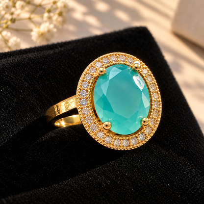 Classic Stone Ring, alternate view