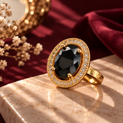 Classic Stone Ring, alternate view