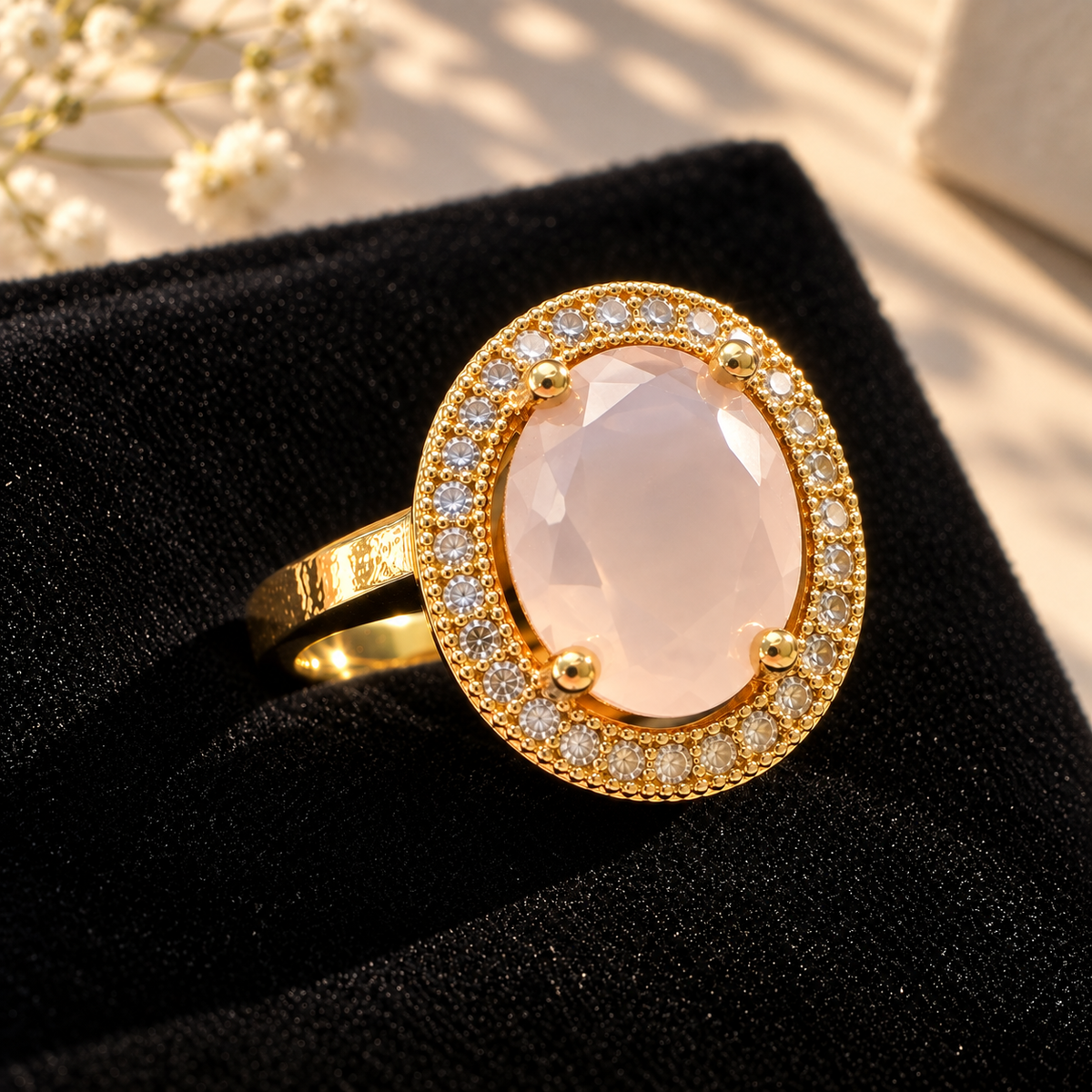 Classic Stone Ring, alternate view