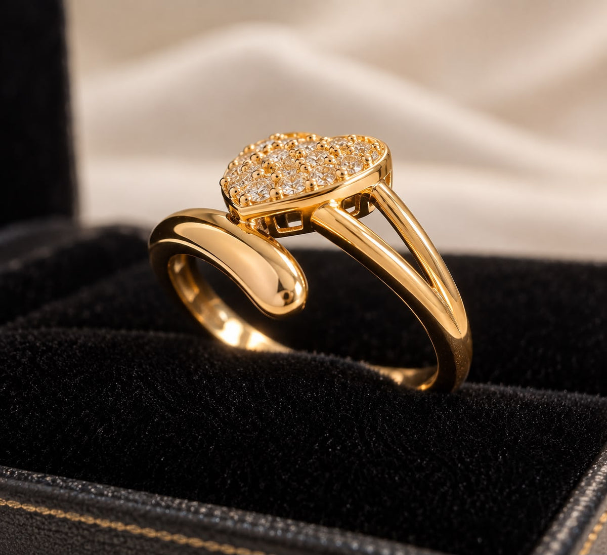 Heart Stone Ring, alternate view