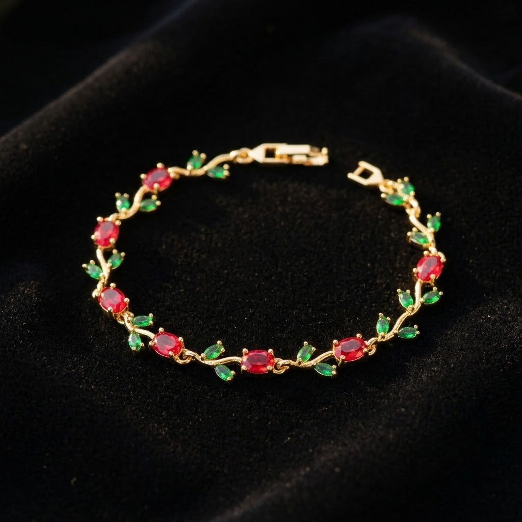Tulip Vine Bracelet, alternate view