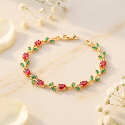 Tulip Vine Bracelet, alternate view