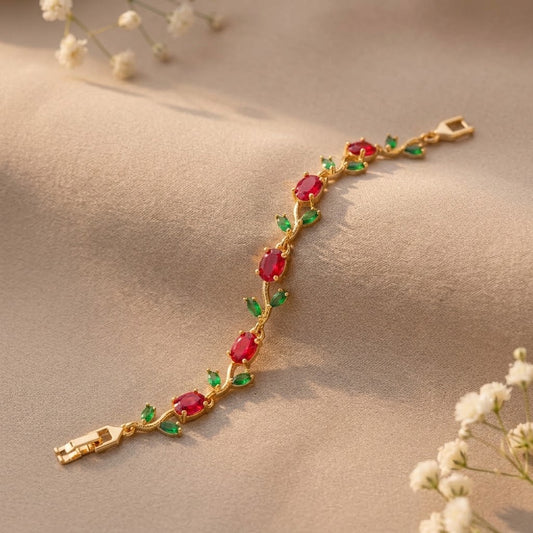 Tulip Vine Bracelet, alternate view