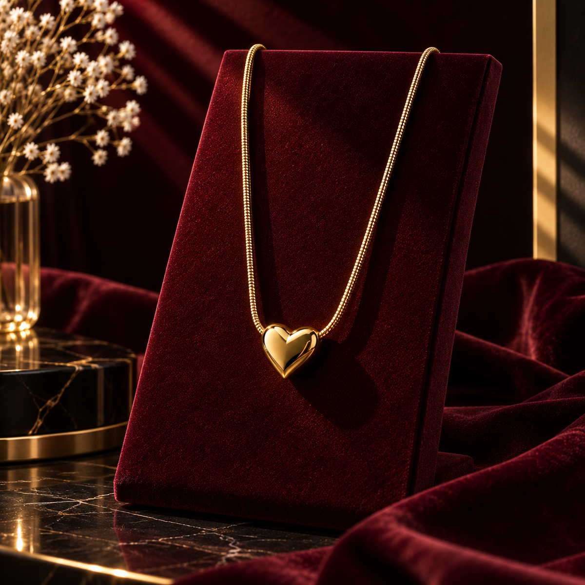 Gold Heart Necklace