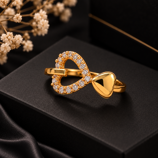 Heart Link Ring